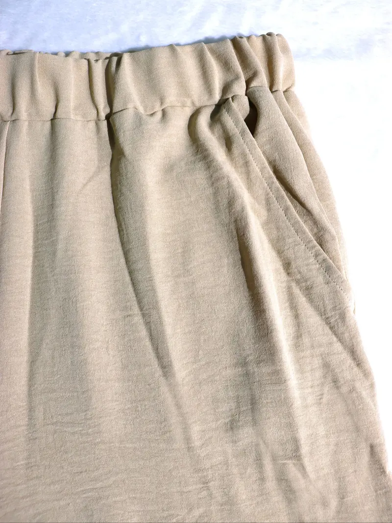 Women's Loose Two-Piece Set, Minimalist Long Hoodie Top + Wide Leg Pants, Casual Natural Style for Spring & Fall Seasons
