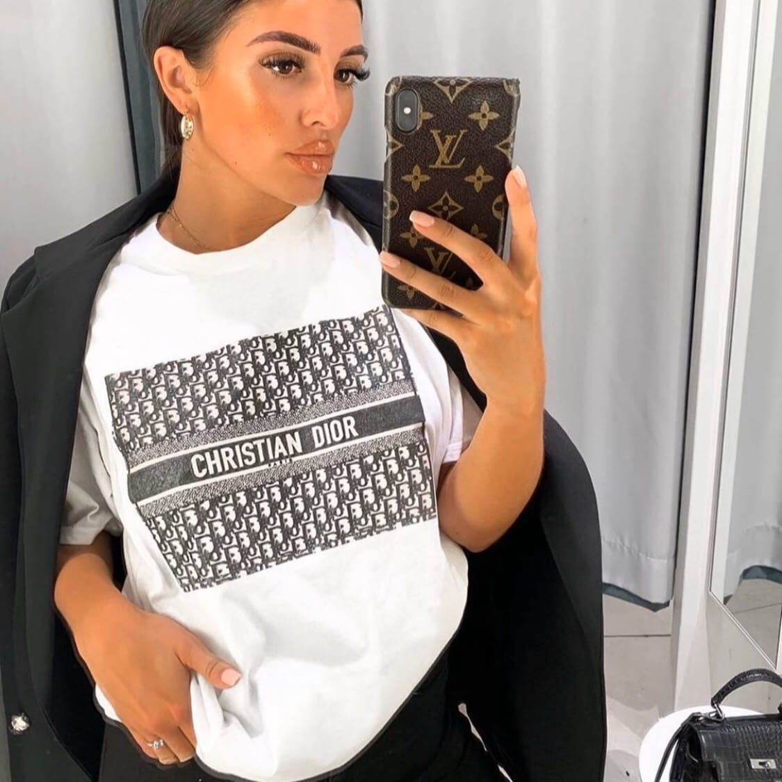 Women's Short Sleeve Crewneck T-Shirt with Print
