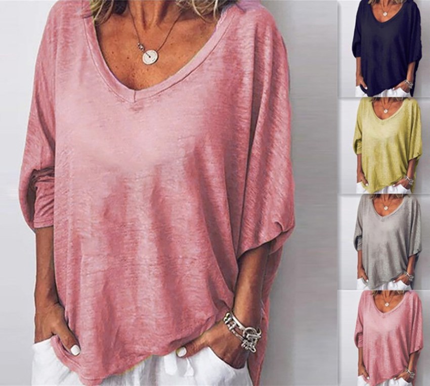 Women's Heart Neckline Batwing Sleeve T-Shirt Dress