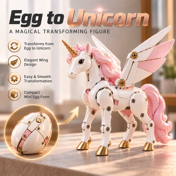 ⚡DragonMorph – Egg to Dragon Transforming Mechanical Toy