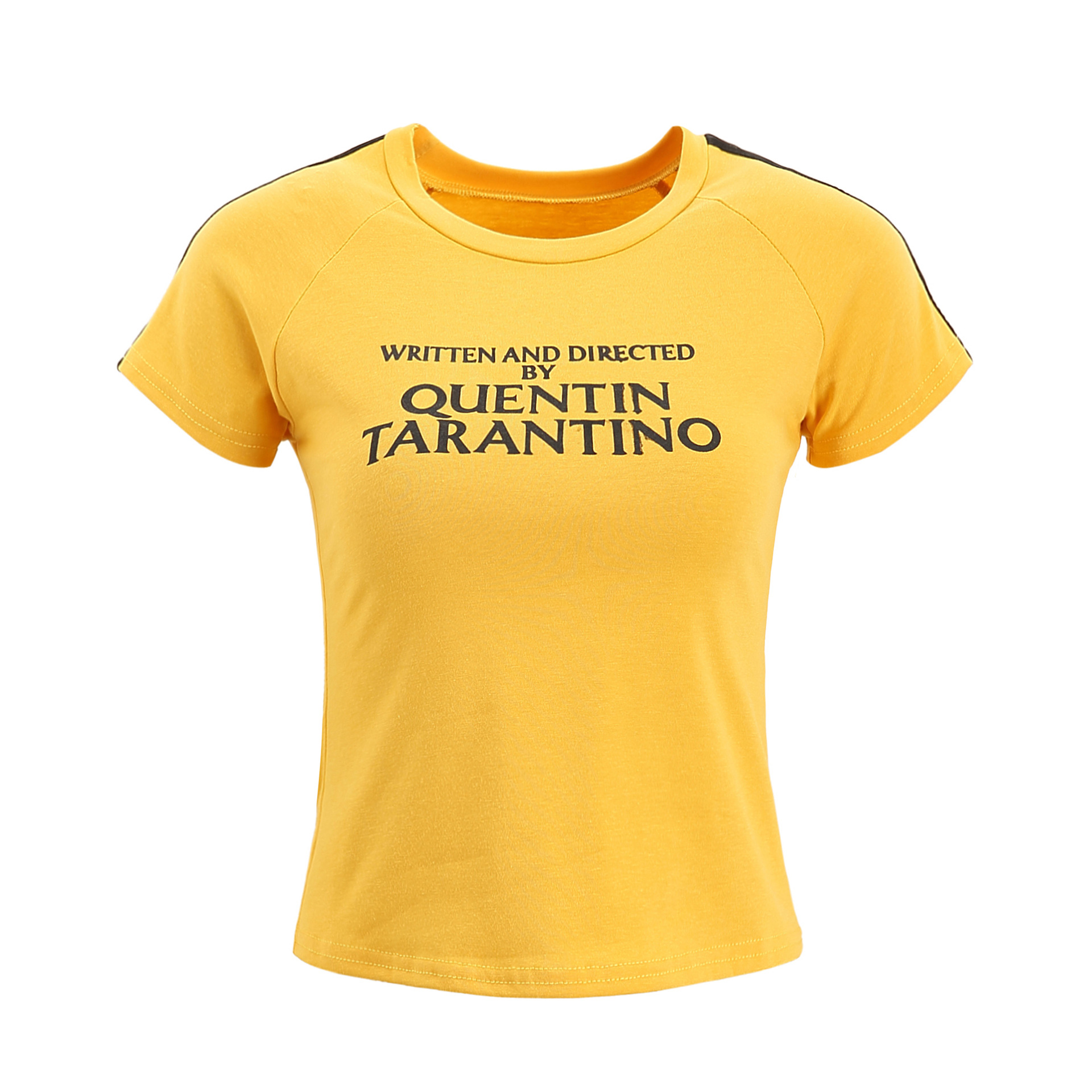 Women's Letter Print Slim Fit Short Sleeve T-Shirt