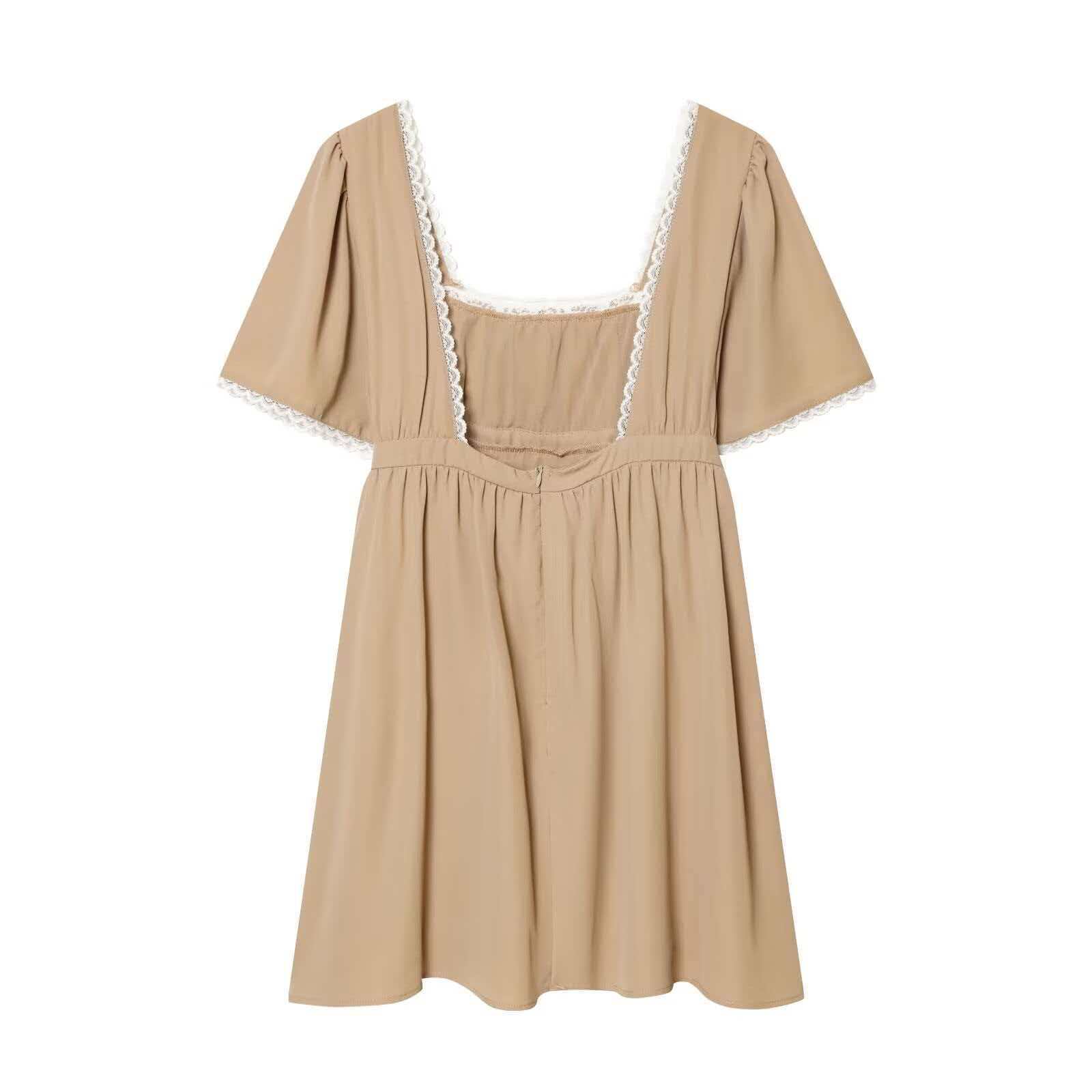 Women's Summer Lace Panel Slimming Dress