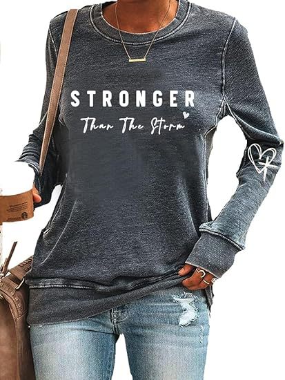 Women's Long Sleeve Heart Cross Top