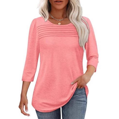 Striped Crewneck Long-Sleeve T-Shirt