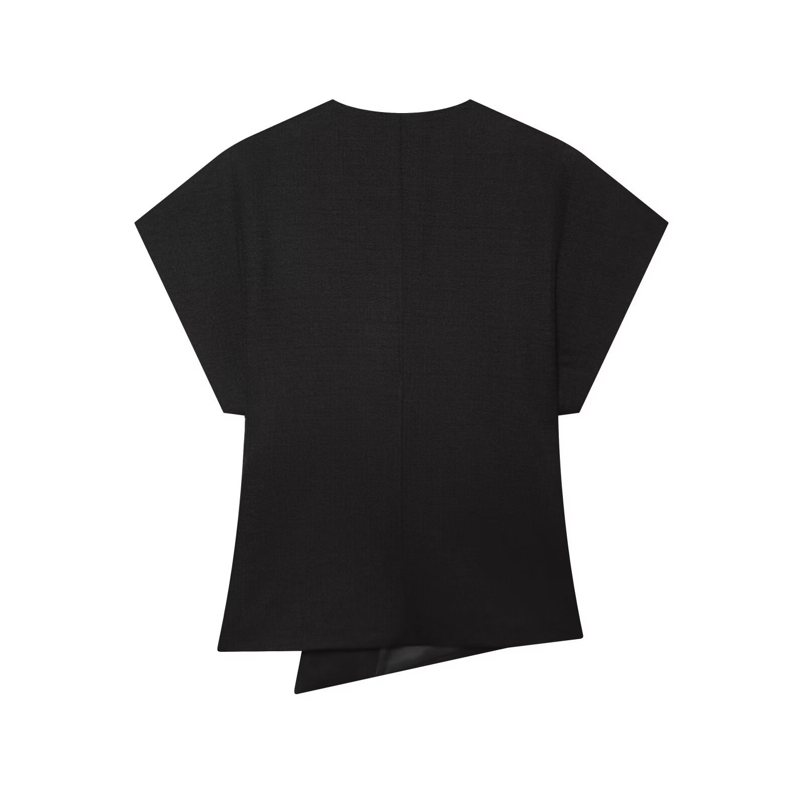 Women's Slim Fit One-Button Short Sleeve Blazer