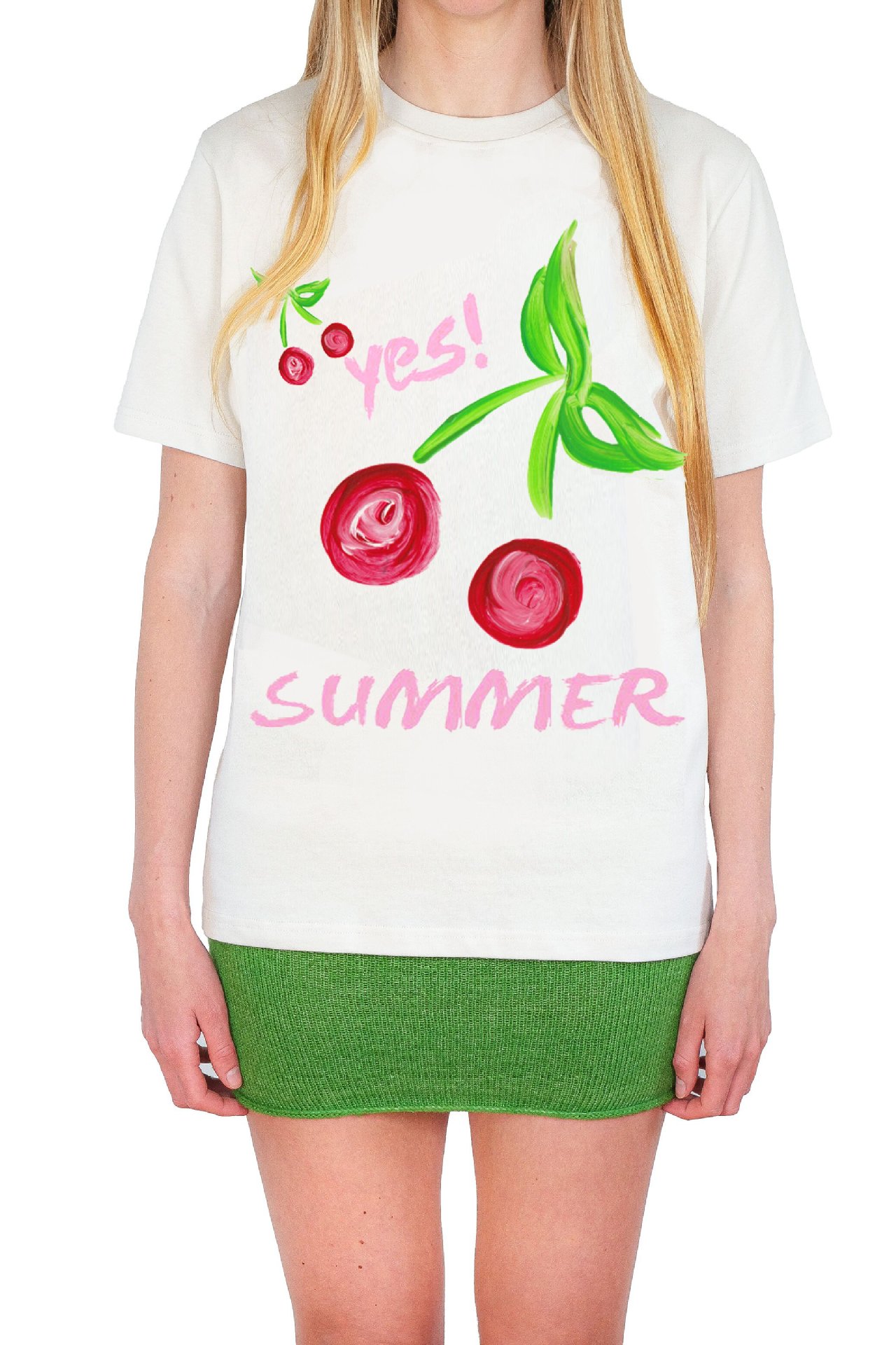 Casual Print Crewneck Short-Sleeve T-Shirt