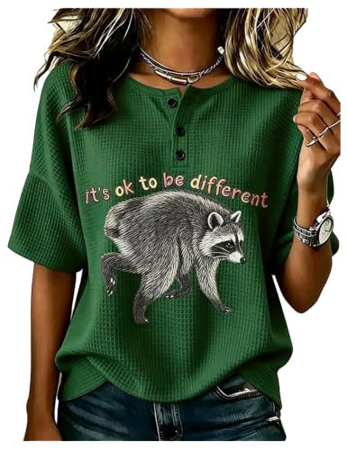 Plaid Animal Print Short Sleeve Button-Up Top