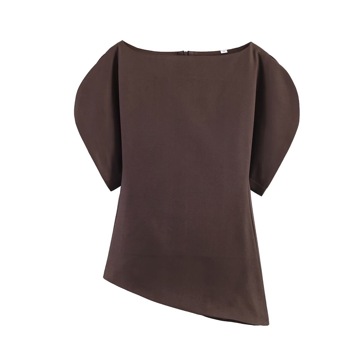 Women's Solid Off-Shoulder Puff Sleeve Top Short Sleeve