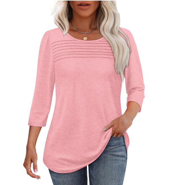 Striped Crewneck Long-Sleeve T-Shirt