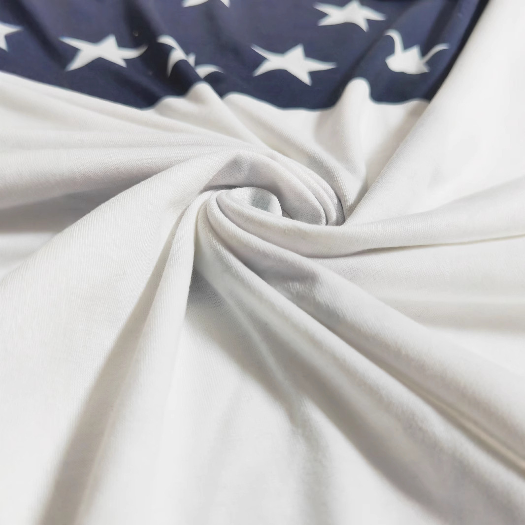 Women's Striped American Flag Print Crewneck Loose Long Sleeve T-Shirt