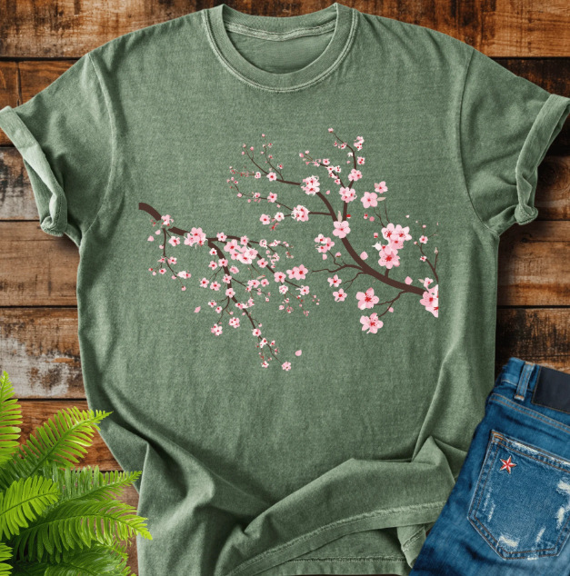 Retro Poisonous Plant Graphic Print Short Sleeve Tee for Women