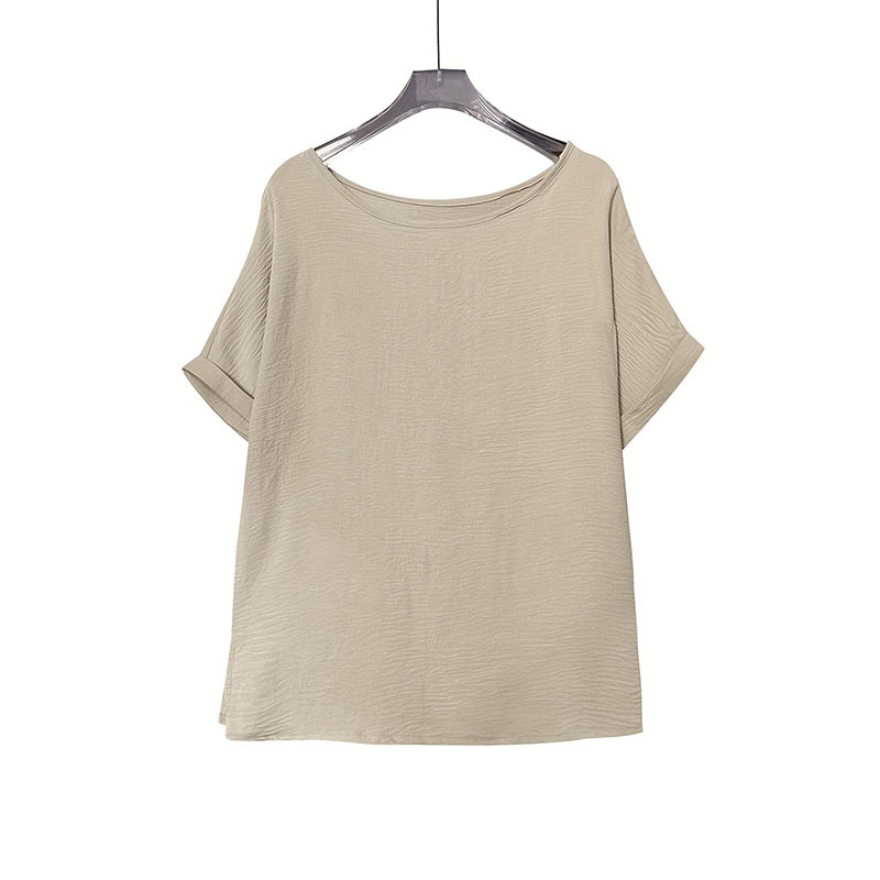 Solid Crewneck Short-Sleeve T-Shirt