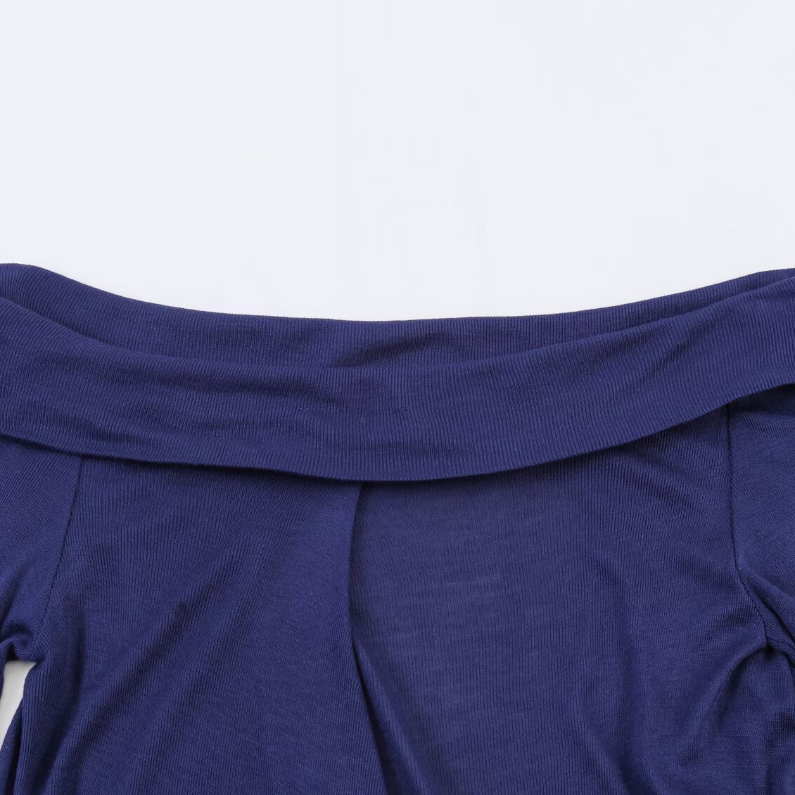 Women's Off-Shoulder Tie-Waist Slim Fit Top