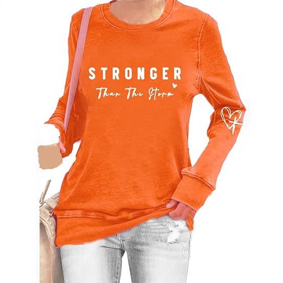 Women's Long Sleeve Heart Cross Top
