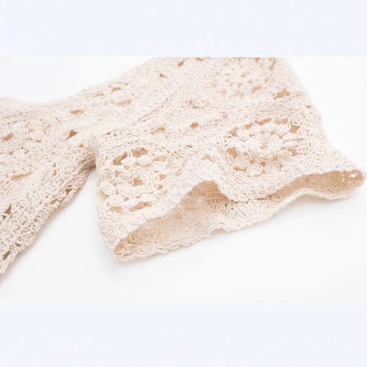 Crochet Short Sleeve Top