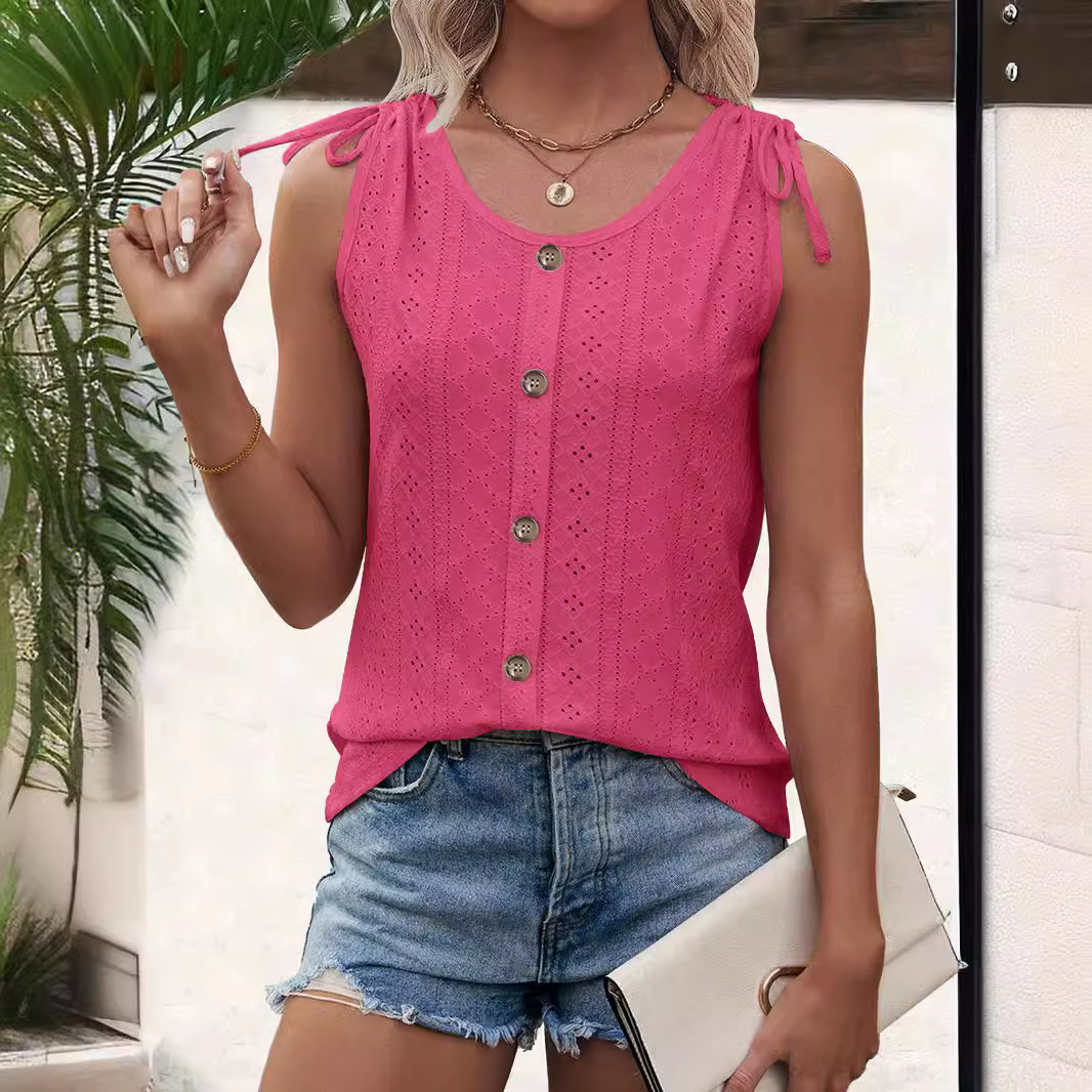 Women's Sexy Casual Solid U-Neck Tank Top