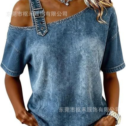Women's Summer 3D Print Short Sleeve Top