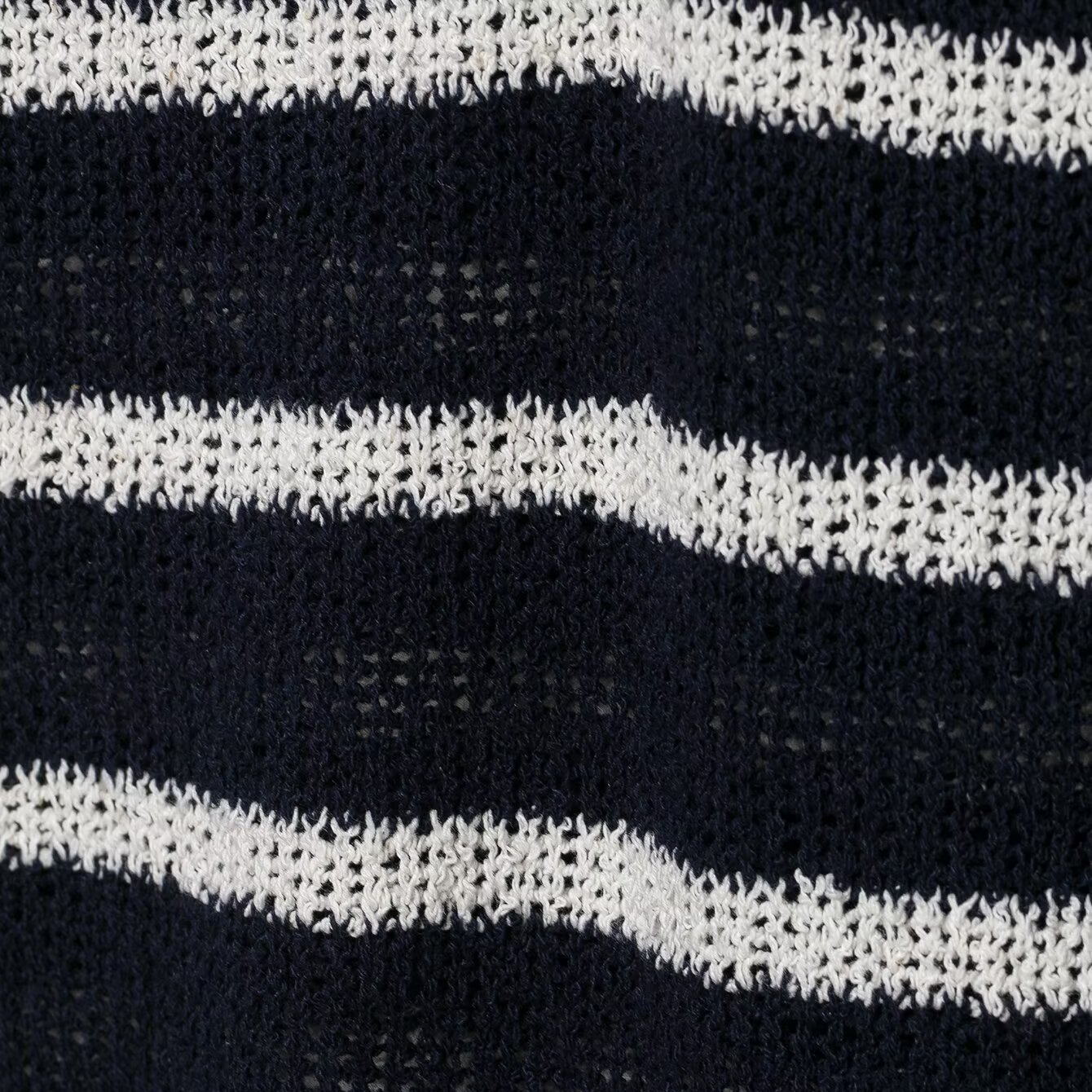 Striped Color-Block Buttoned Small Open Collar Long-Sleeve Top