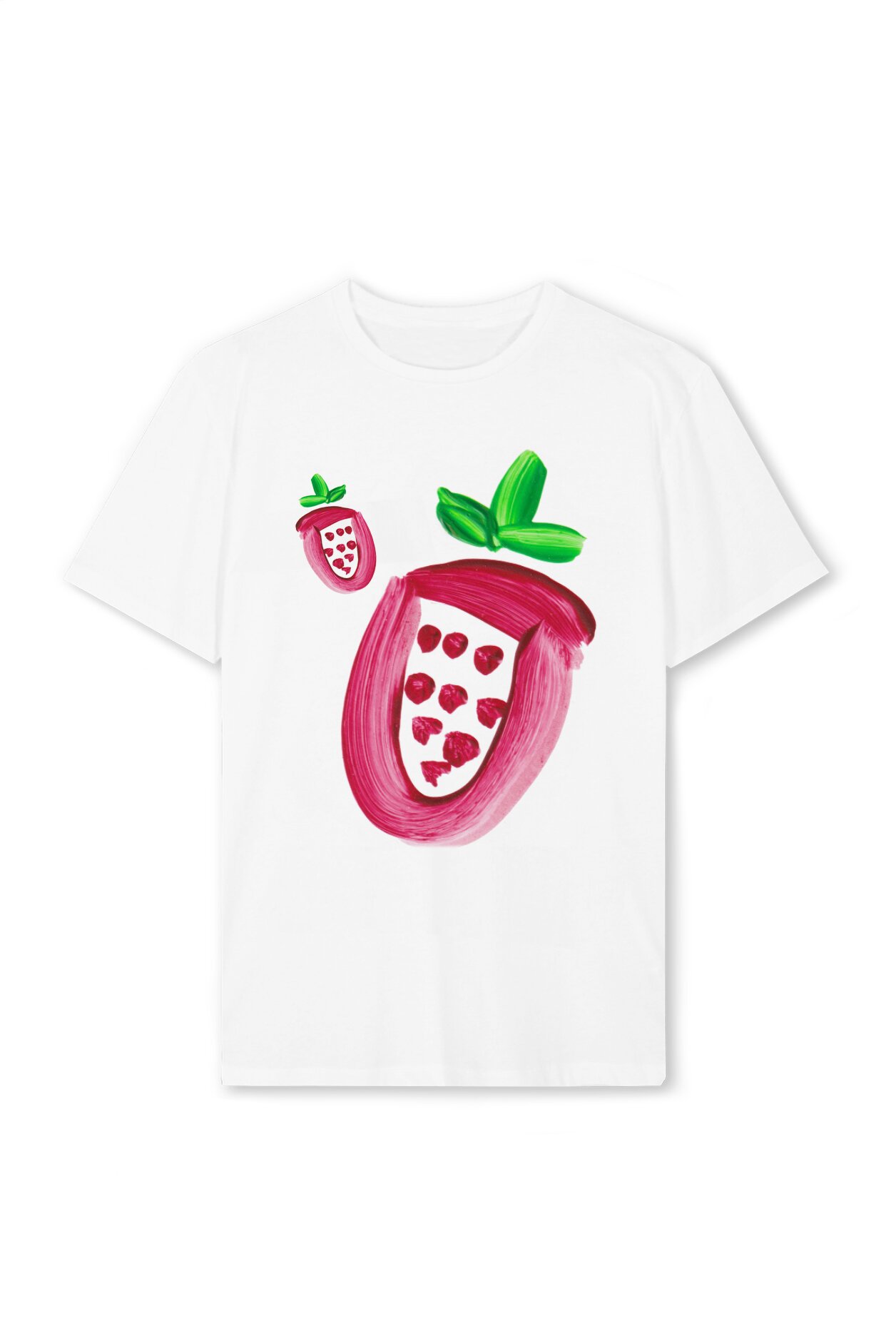 Casual Print Crewneck Short-Sleeve T-Shirt
