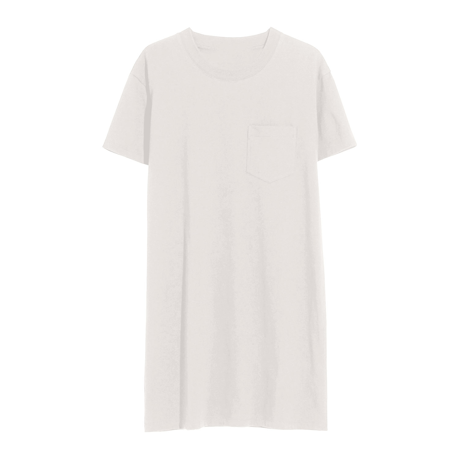 Women's Loose Casual Round Neck Short Sleeve Pocket Dress