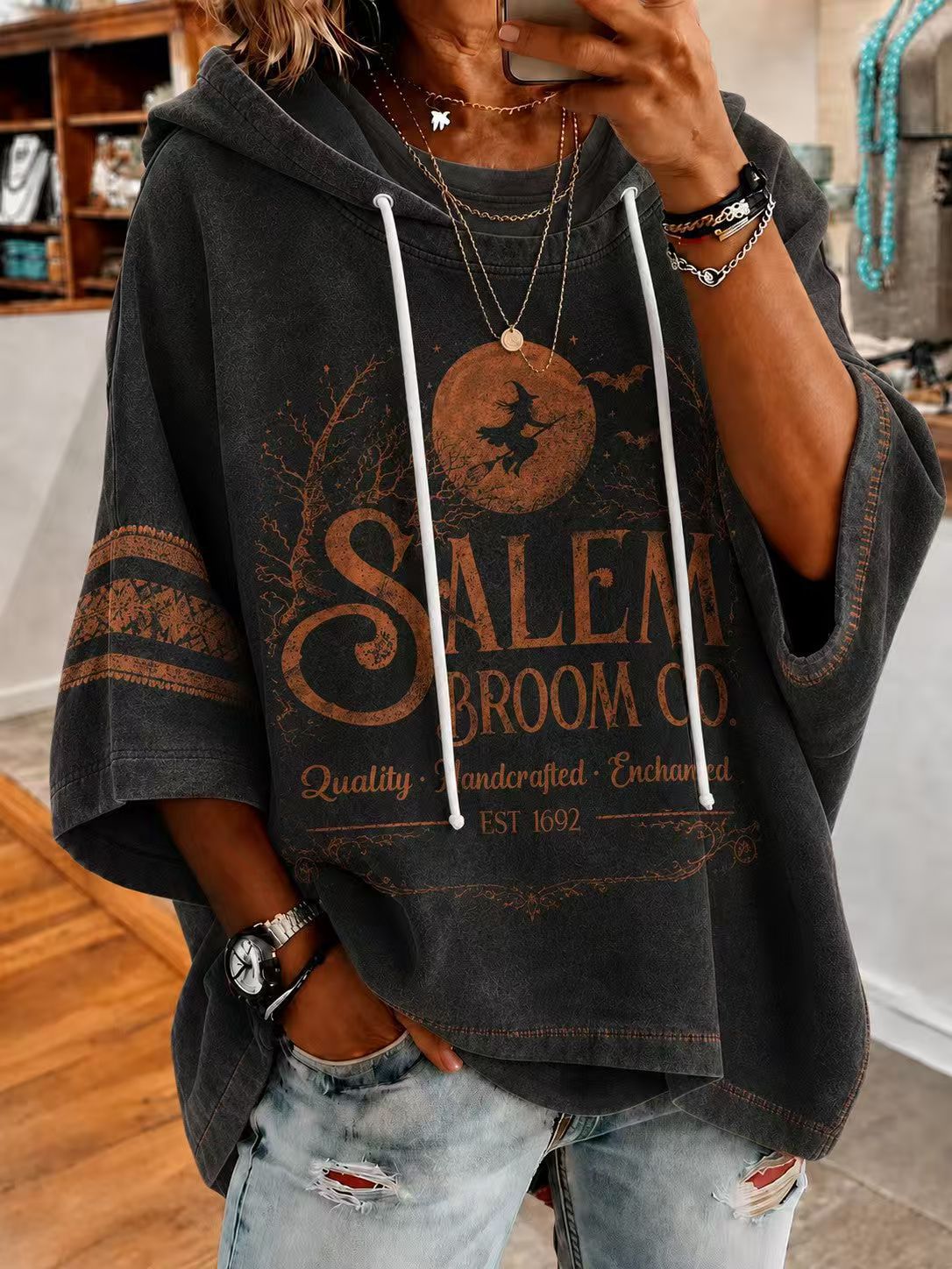 US 250th Anniversary 3D Print Long-Sleeve Hooded T-Shirt