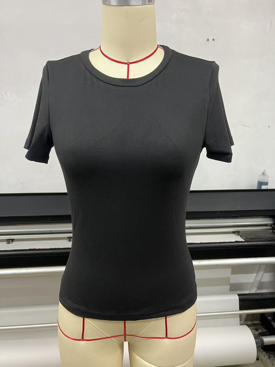 Women's Slim Fit Crewneck Short Sleeve T-Shirt