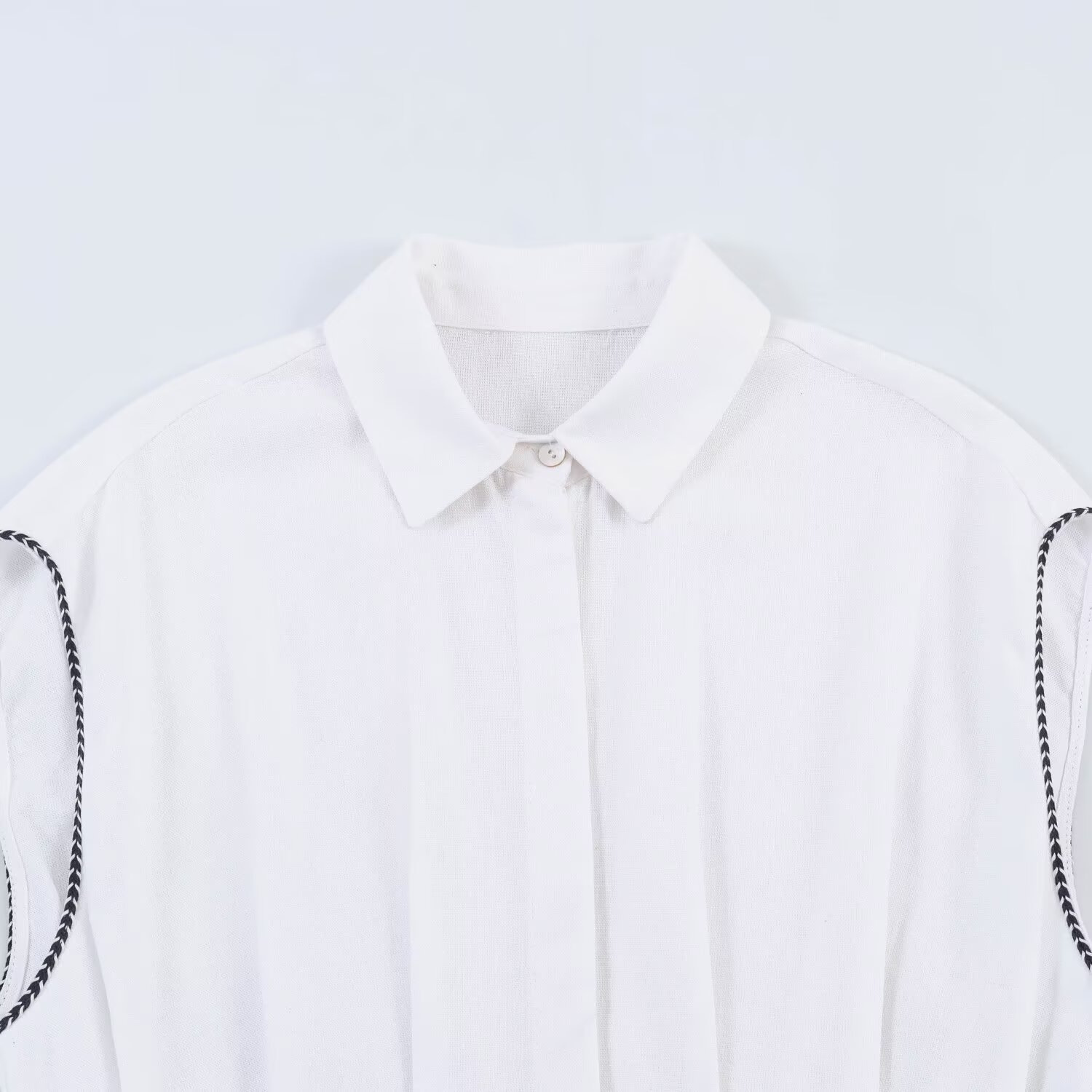 Women's Sleeveless Ruched Slimming Fitted Shirt