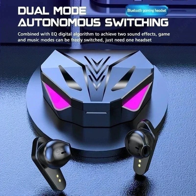 X15 TWS Wireless Bluetooth 5.1 Earbuds, Low Latency Gaming Earphones with LED Power Display, Noise Cancelling Mic, HiFi 9D Stereo Deep Bass, In-Ear Sports Headset for Gaming & Daily Use