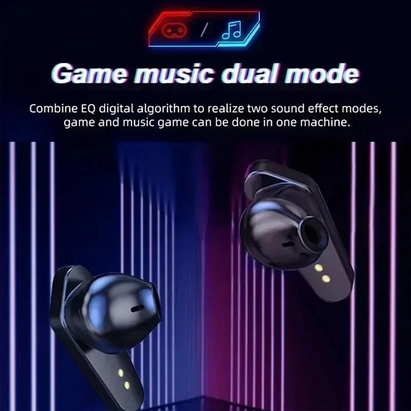 X15 TWS Wireless Bluetooth 5.1 Earbuds, Low Latency Gaming Earphones with LED Power Display, Noise Cancelling Mic, HiFi 9D Stereo Deep Bass, In-Ear Sports Headset for Gaming & Daily Use