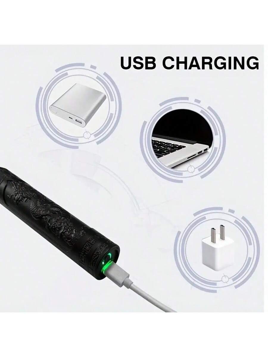 Retro Professional Hair Clipper & Trimmer Set for Men, USB Rechargeable Electric Hair Cutting Machine, Powerful Barber Clippers for Haircuts, Beard & Sensitive Area Grooming