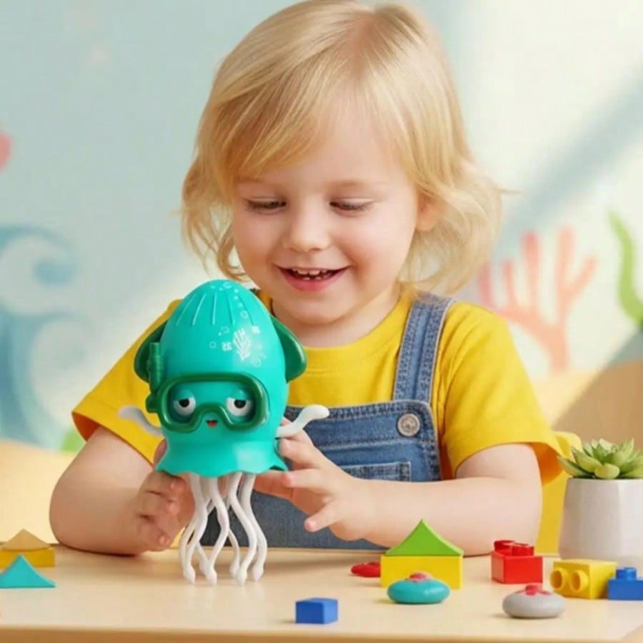 Interactive Electric Dancing Octopus Toy with Music & Rainbow Lights, Auto Crawling Durable Kids Toy, Gift for Boys Girls, Children's Day & Birthday