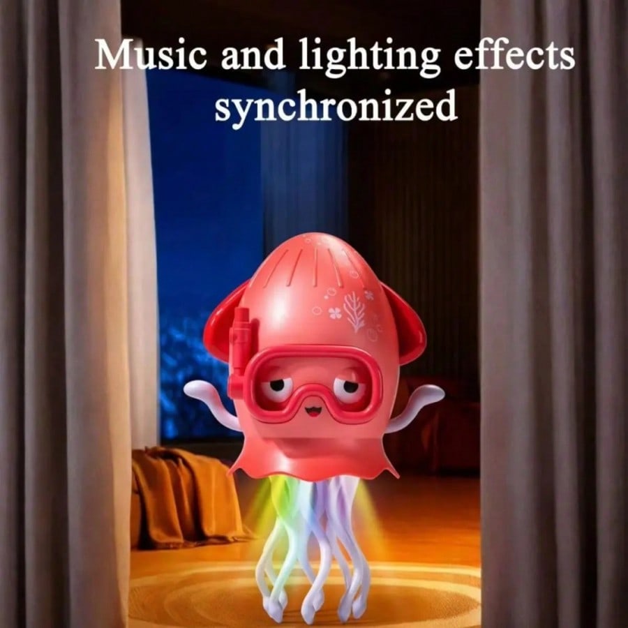 Interactive Electric Dancing Octopus Toy with Music & Rainbow Lights, Auto Crawling Durable Kids Toy, Gift for Boys Girls, Children's Day & Birthday