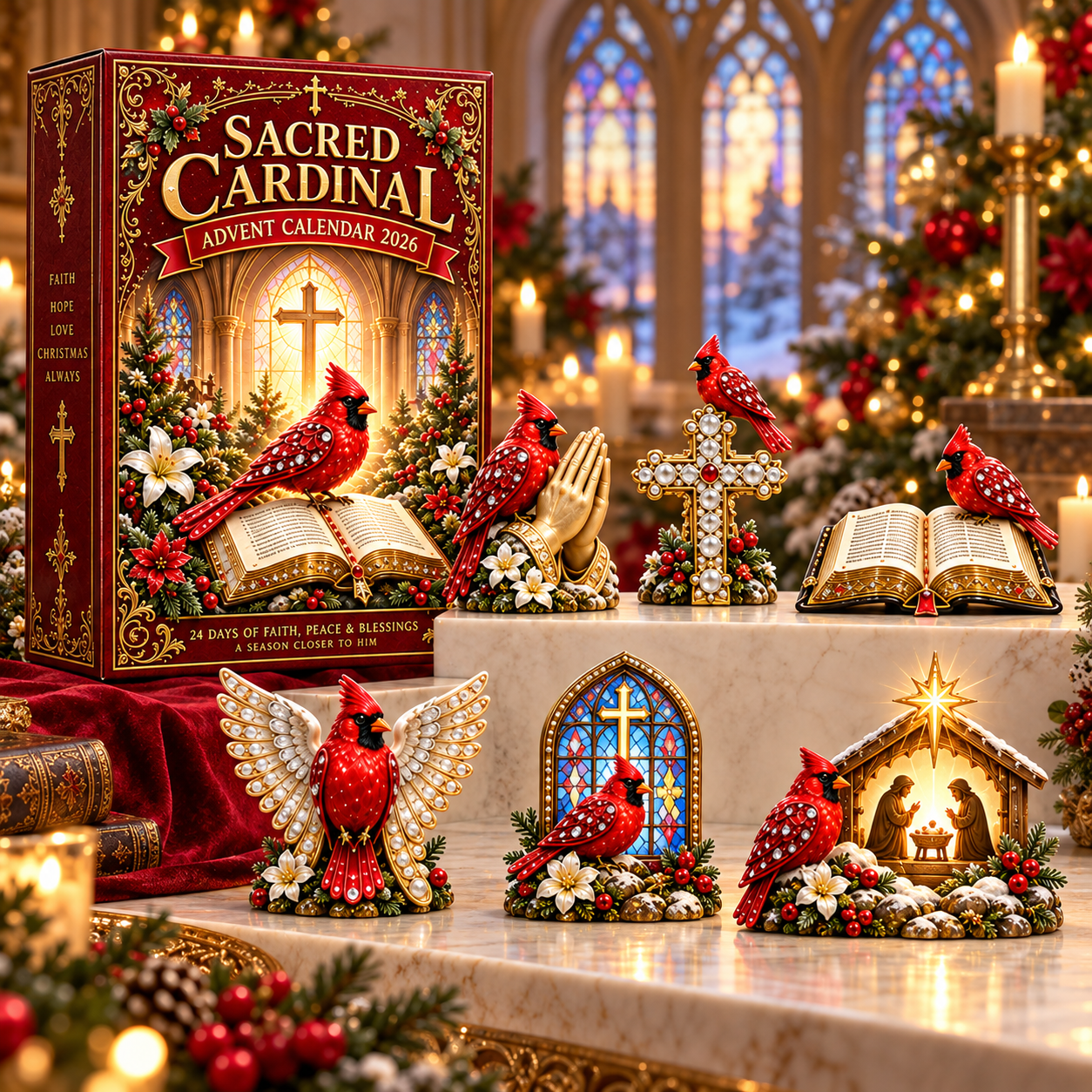 🔥Sacred Cardinal Advent Calendar