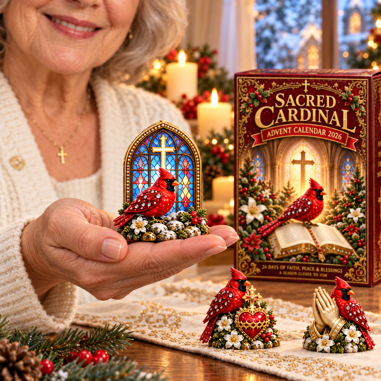 🔥Sacred Cardinal Advent Calendar