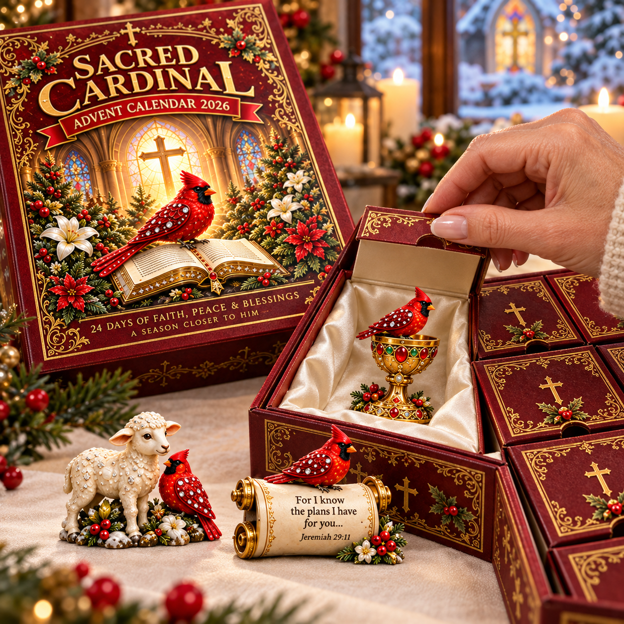 🔥Sacred Cardinal Advent Calendar