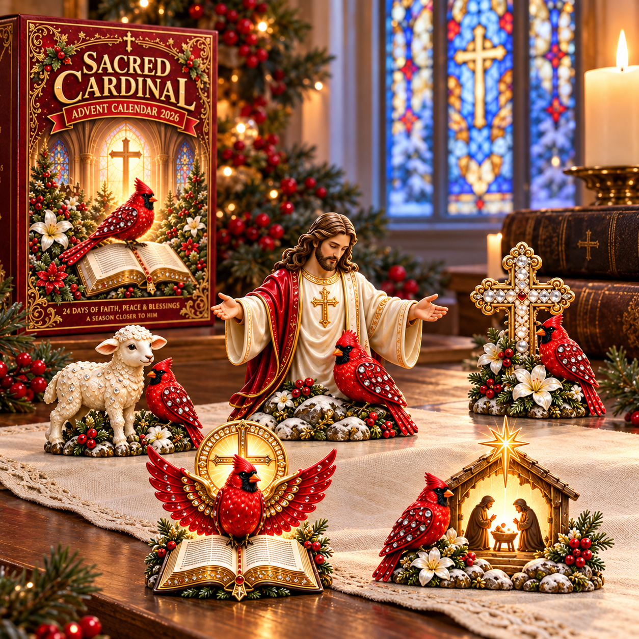 🔥Sacred Cardinal Advent Calendar