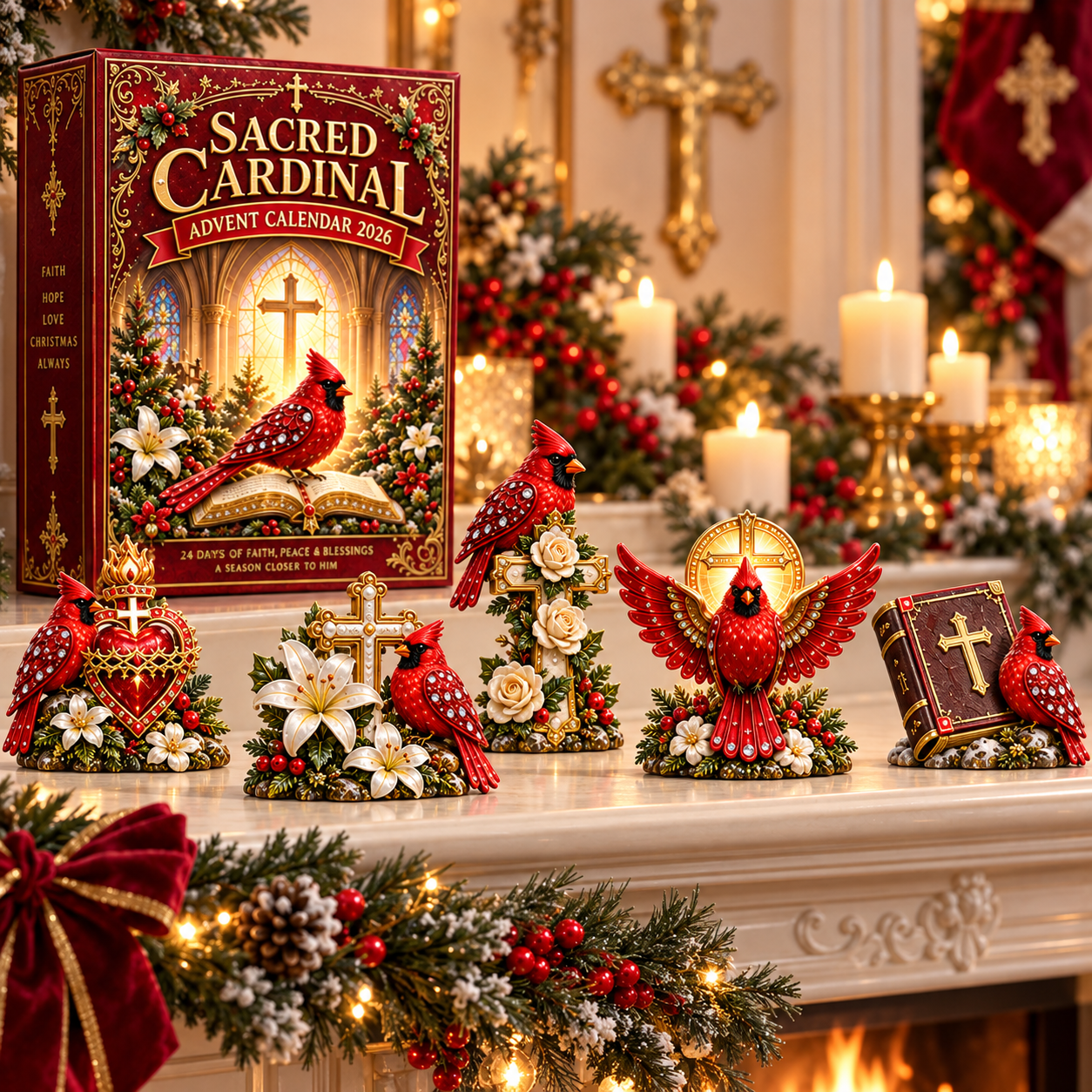 🔥Sacred Cardinal Advent Calendar