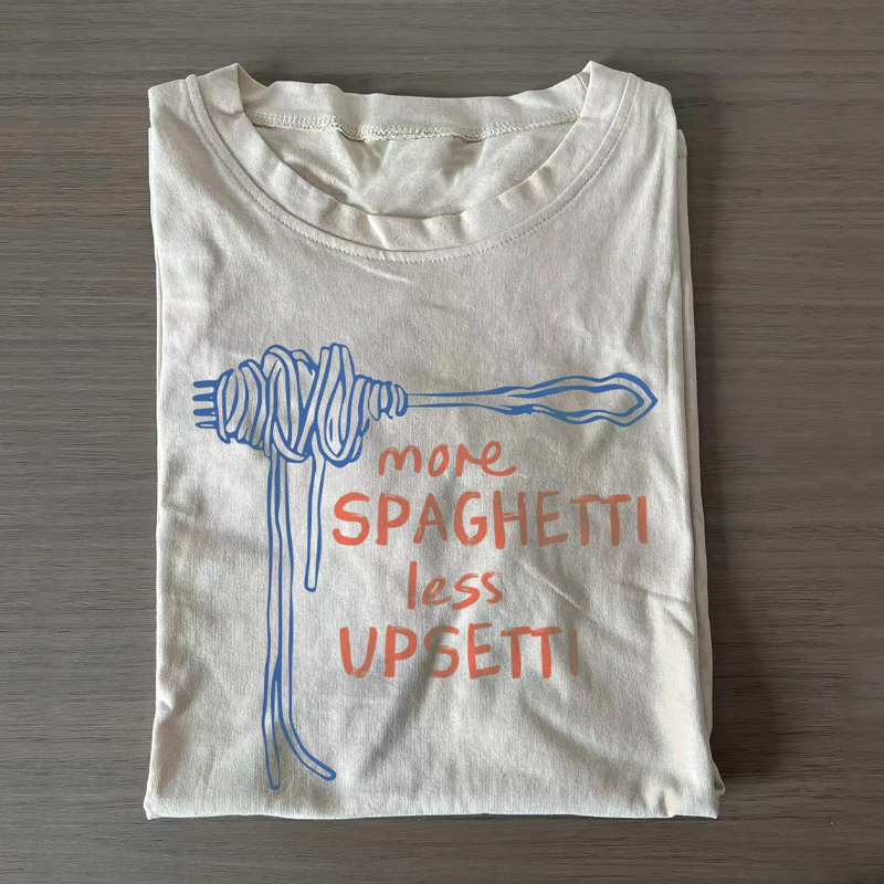 Funny Food Spaghetti  T-shirt