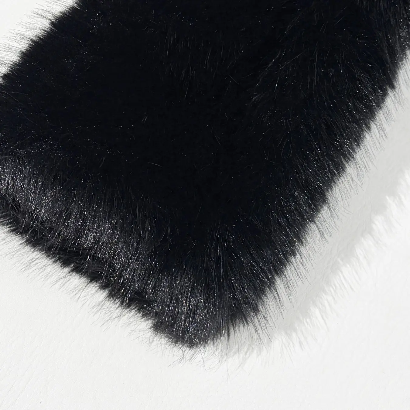 Women's Faux Fur Waterfall Coat, Solid Color