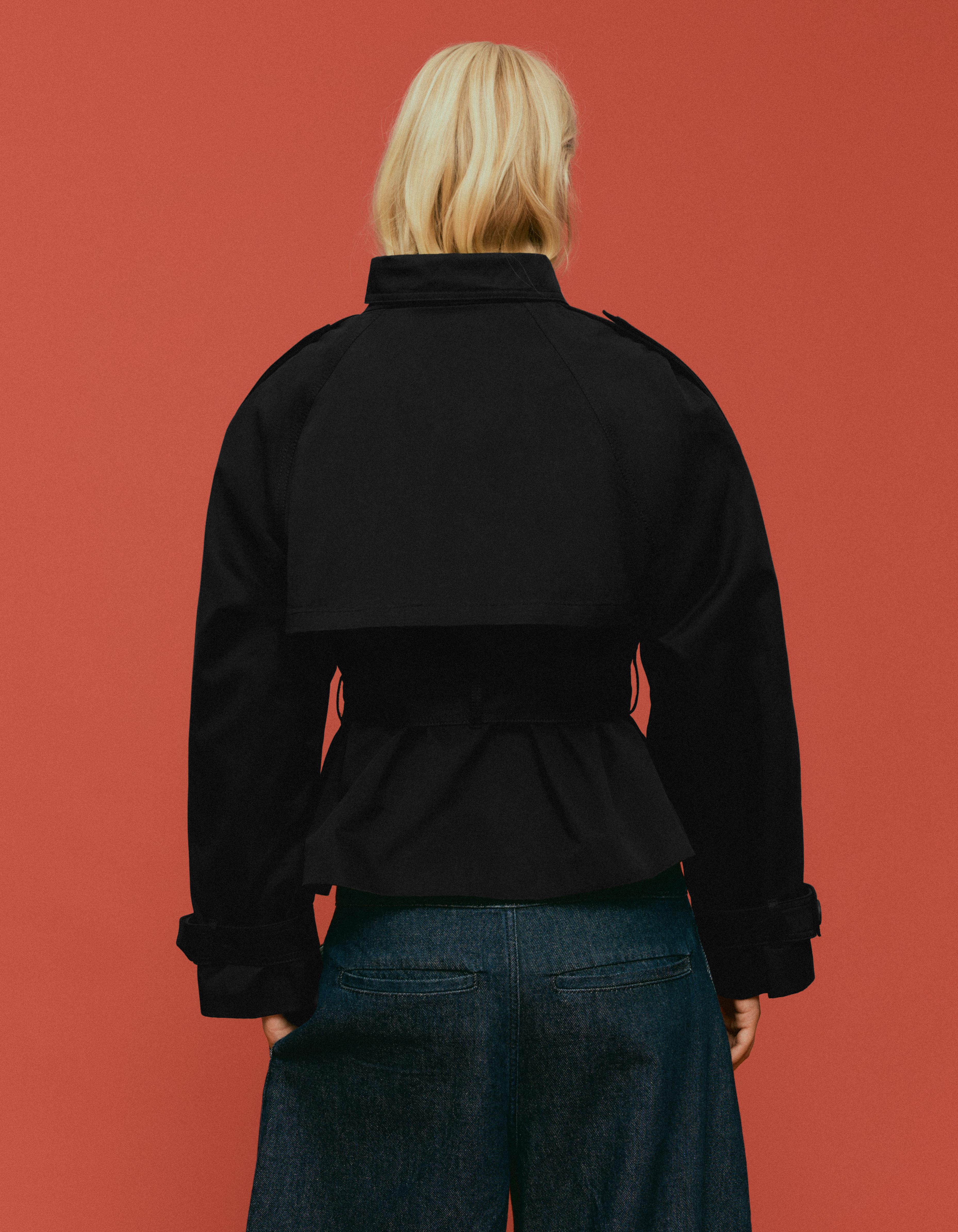 FUNNEL NECKTRENCH JACKET