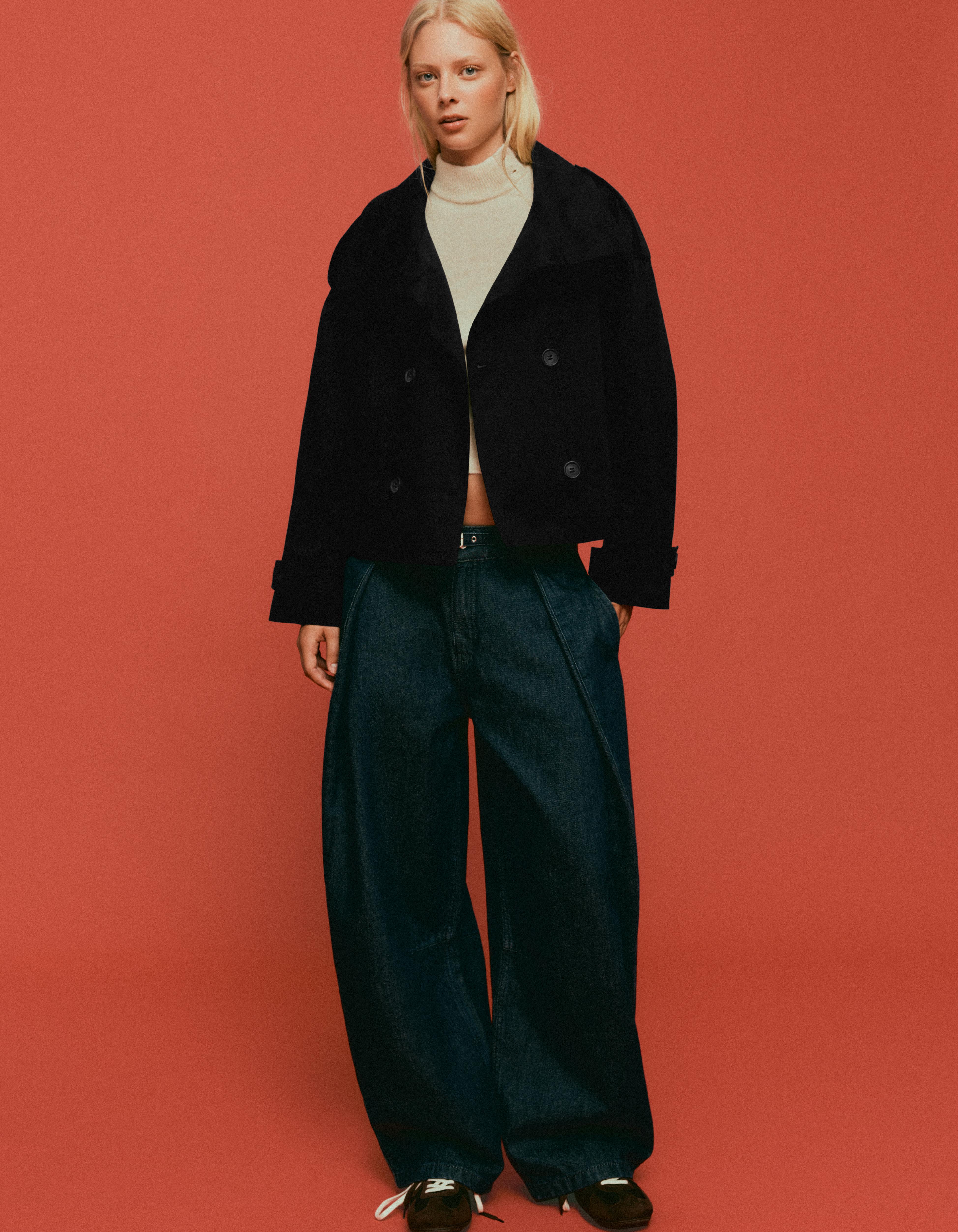 FUNNEL NECKTRENCH JACKET