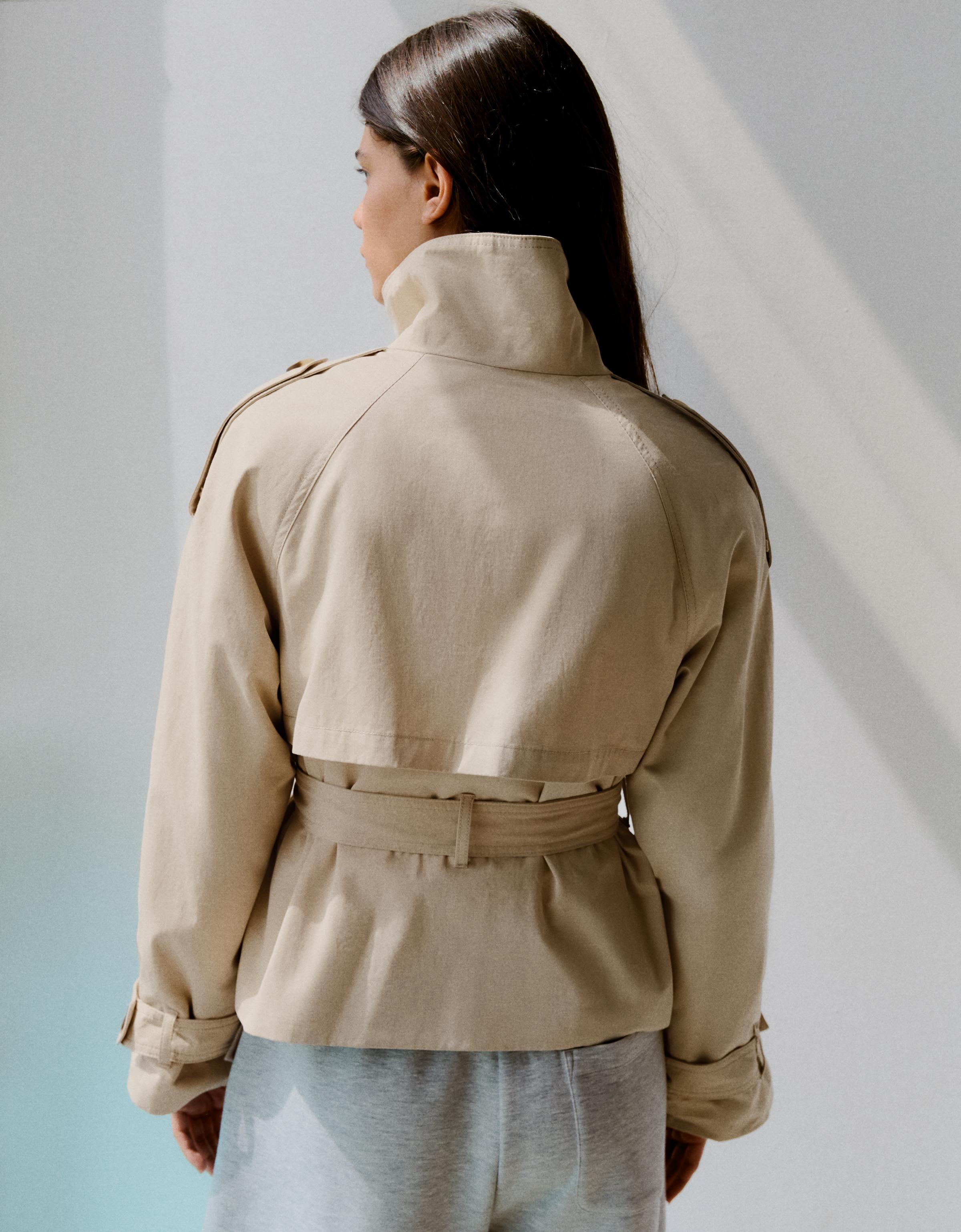 FUNNEL NECKTRENCH JACKET