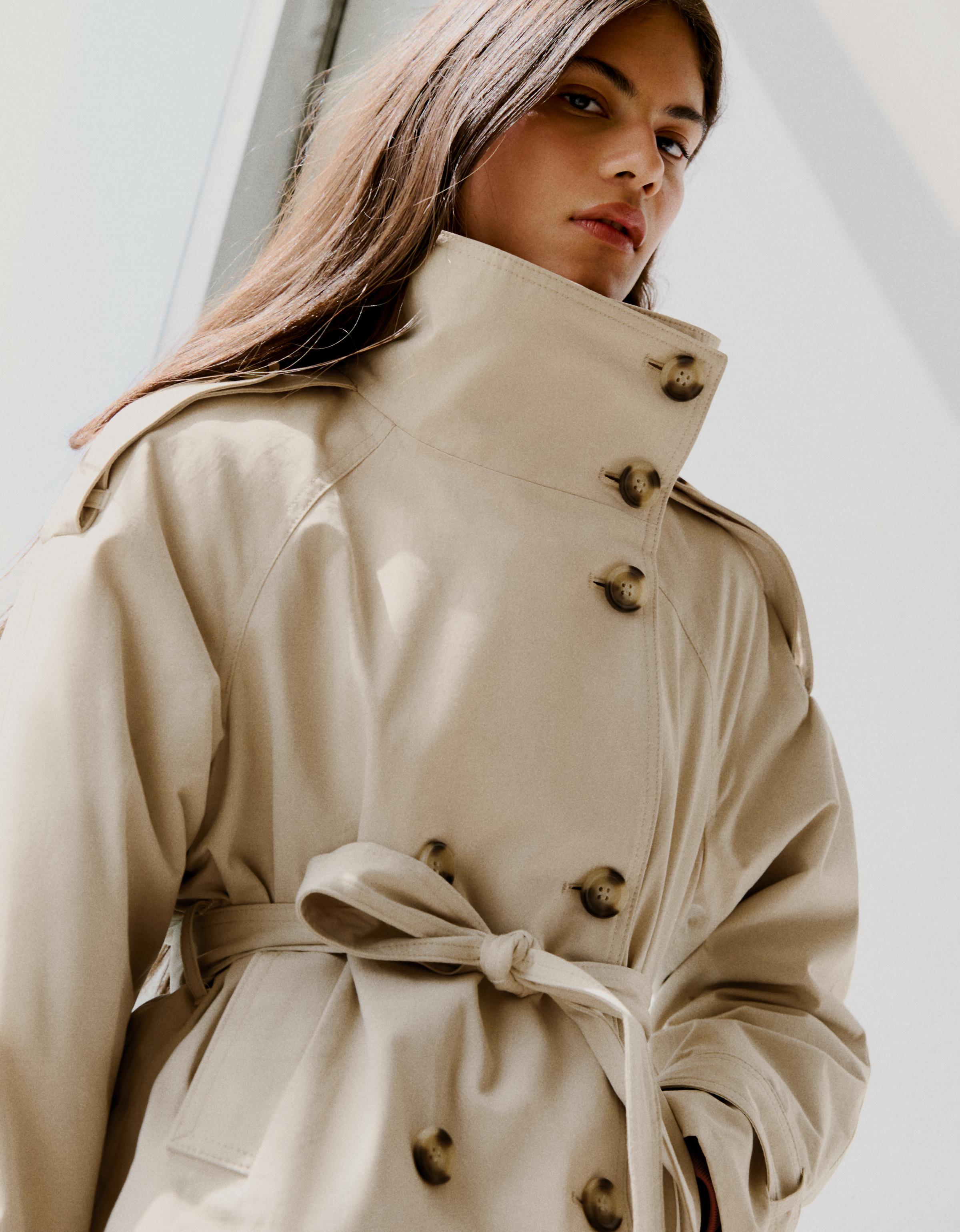 FUNNEL NECKTRENCH JACKET