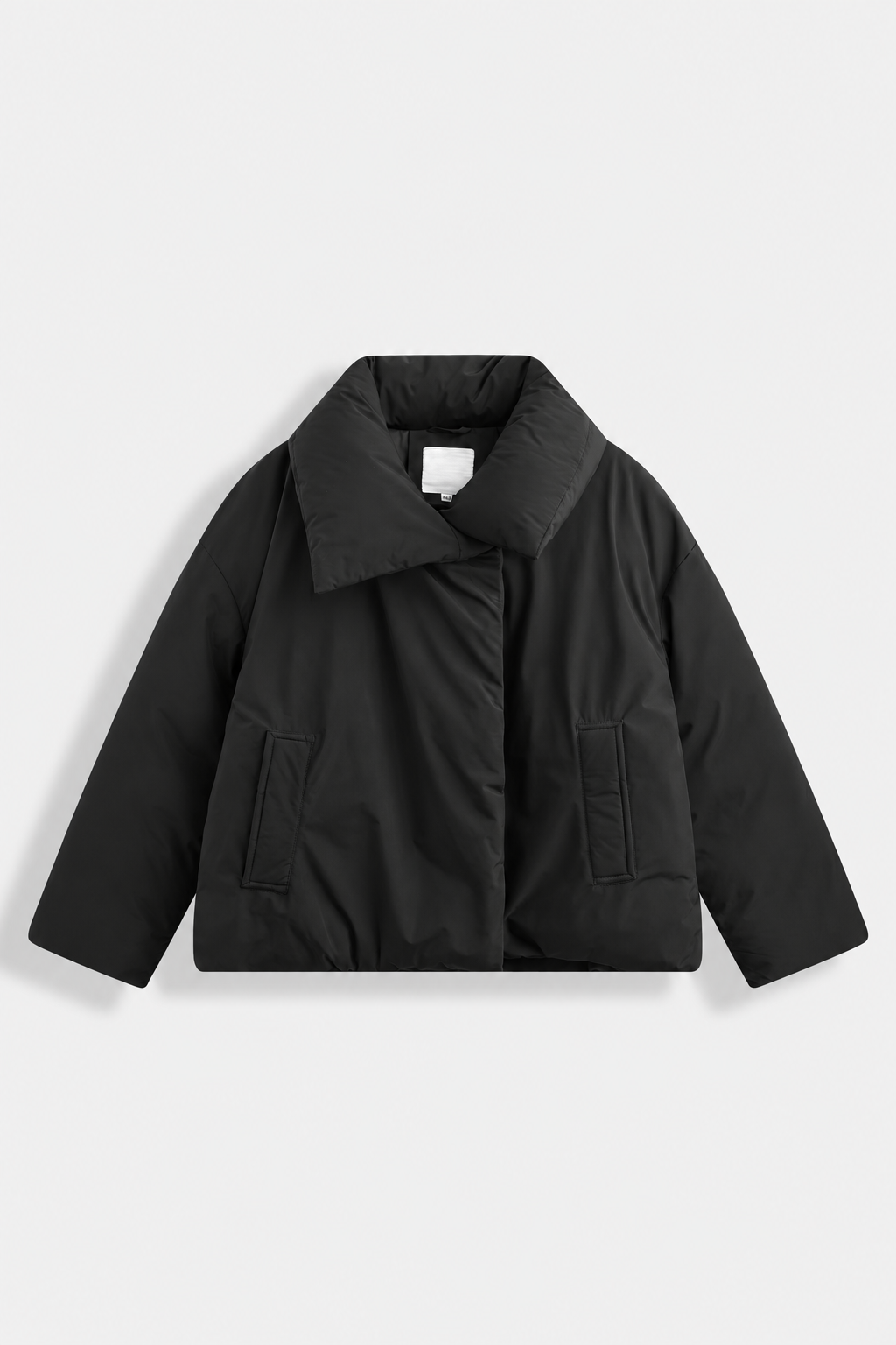 Puffer Choco down coat with a fluffy, voluminous design