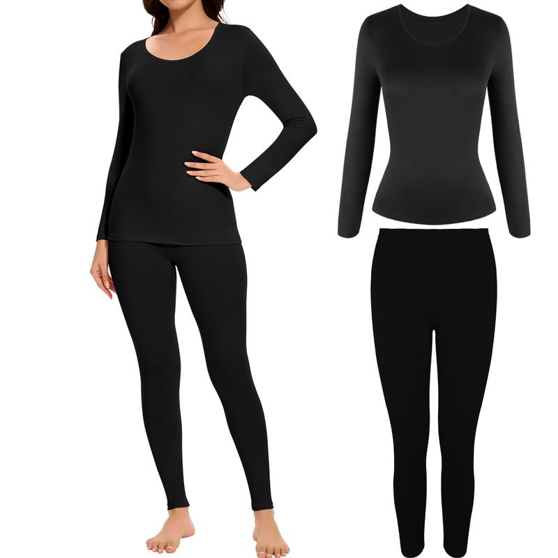 Women's 2-Piece Long Johns Thermal Underwear Set