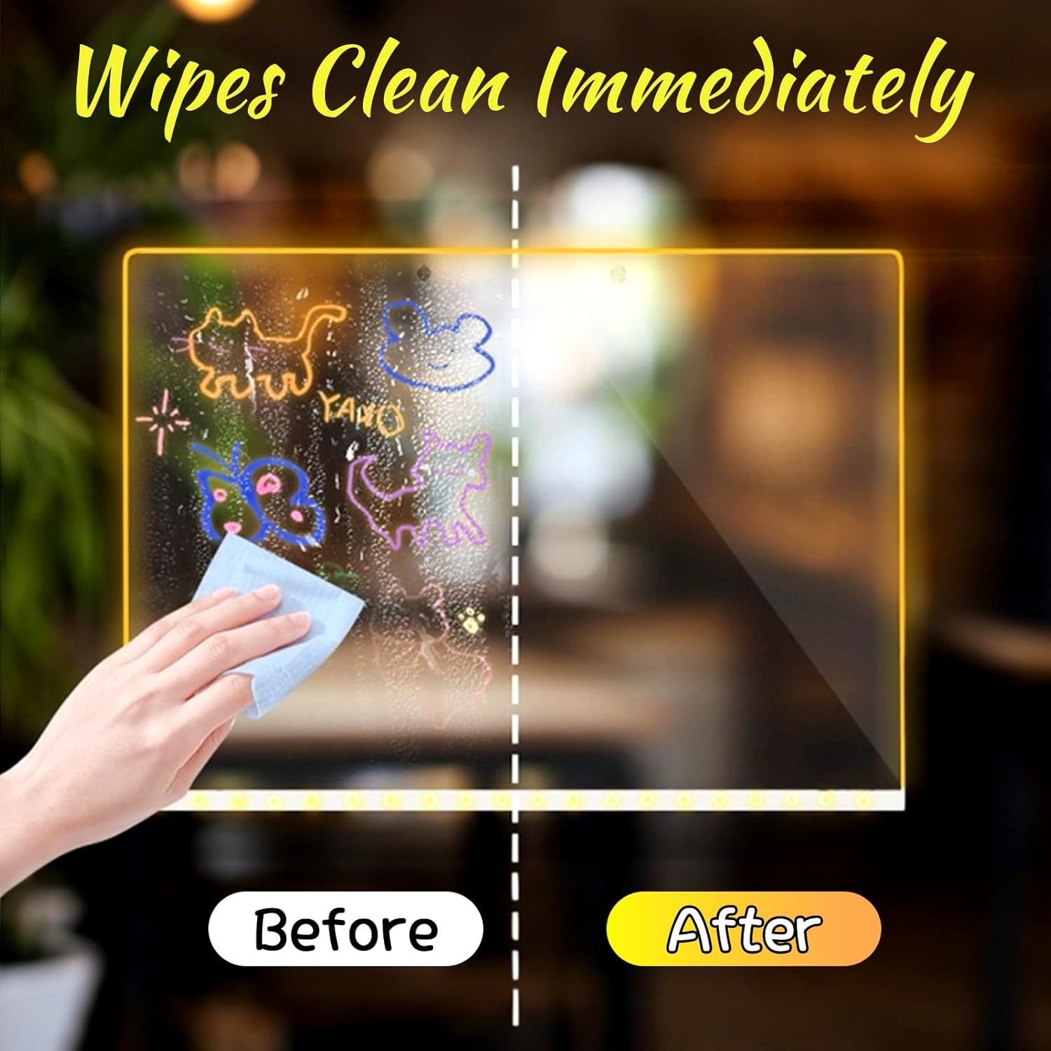 🔥🎨Hot Sale 49% OFF - ✨ Dive Into a World of Color! This 7-Color LED Board Unleashes Creativity