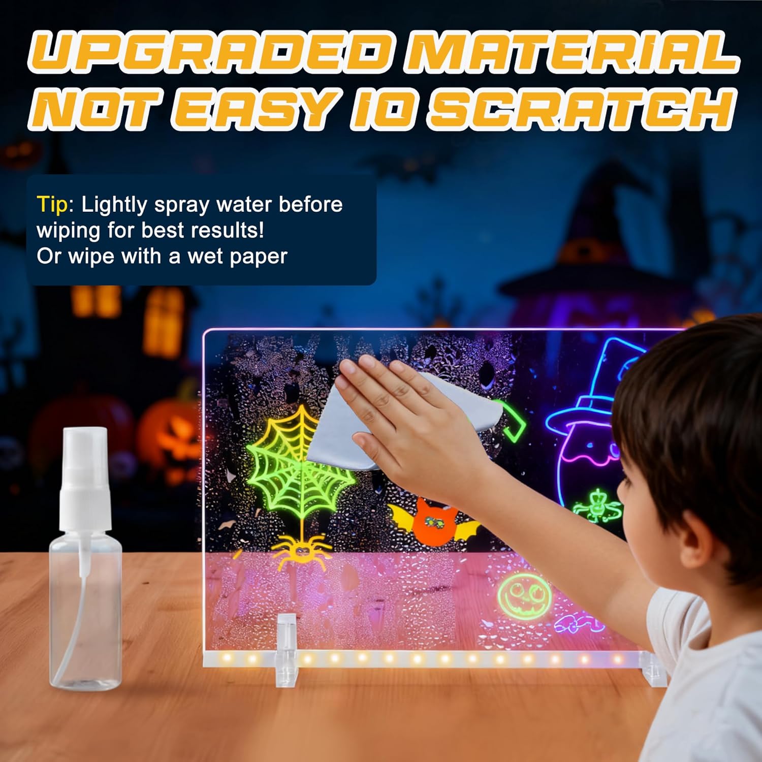 🔥🎨Hot Sale 49% OFF - ✨ Dive Into a World of Color! This 7-Color LED Board Unleashes Creativity