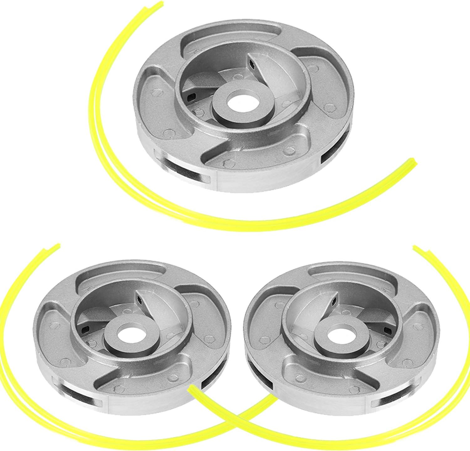 Universal Aluminum Grass Trimmer Head | Heavy-Duty Brush Cutter Replacement.