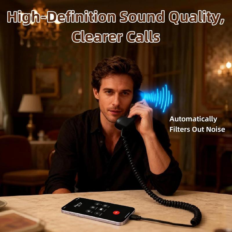 💝BEST SALE!!!-Ready for Christmas!🎄📞Vintage Retro Telephone Handset✨🎅The most unique Christmas gift!🎄