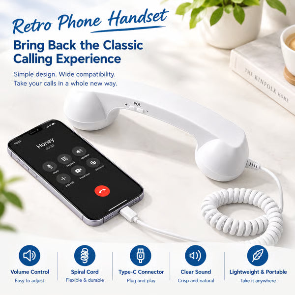 💝BEST SALE!!!-Ready for Christmas!🎄📞Vintage Retro Telephone Handset✨🎅The most unique Christmas gift!🎄